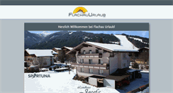 Desktop Screenshot of flachauurlaub.com